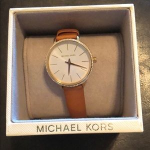 Tan Michael Kors watch